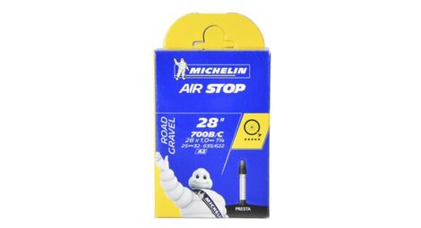 Michelin tubo airstop a2 700x25-32 presta 40 millimetri