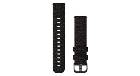 Correas de liberación rápida de nailon de 20 mm Garmin Black Pepper Woven