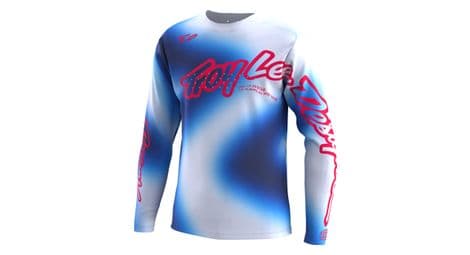 Langarmtrikot für kinder troy lee designs sprint lucid blau