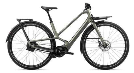 Vélo de Ville Électrique Orbea Diem 10 Enviolo Automatiq Courroie 630Wh Shimano 85 Nm 700 mm Vert Spaceship 2025
