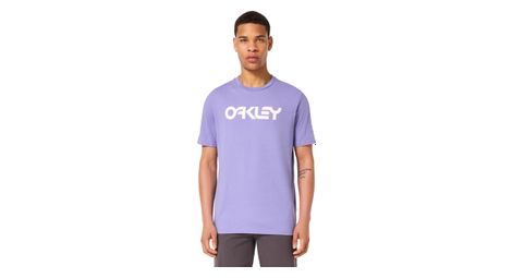 T shirt manches courtes oakley mark ii 2 0 violet blanc