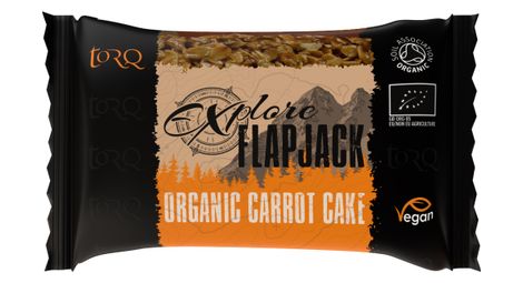 Torq explore flapjack carrot cake energy bar 65g