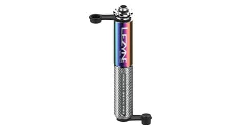 Lezyne pocket drive pro hand pump (max 160 psi / 11 bar) neo metal / silver