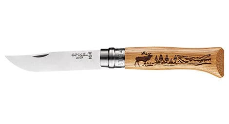 Couteau opinel n°8 animalia cerf