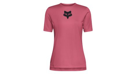 Maillot Manches Courtes Fox Ranger Fox Head Rose Femme