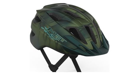 Casco de ciclismo met crackerjack verde/negro