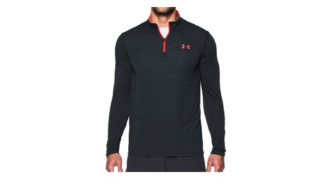Tee shirt a manches longues under armour threadborne fitted 1 4 zip