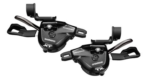 Paire de commandes shimano xt sl m8000 3x11v i spec noir