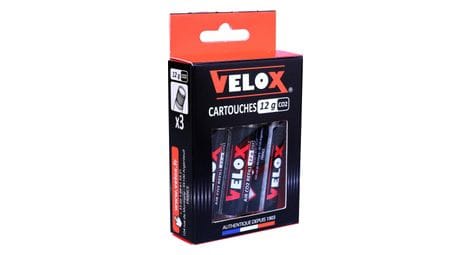 Cartouches co2 filetee 12g x3 velox