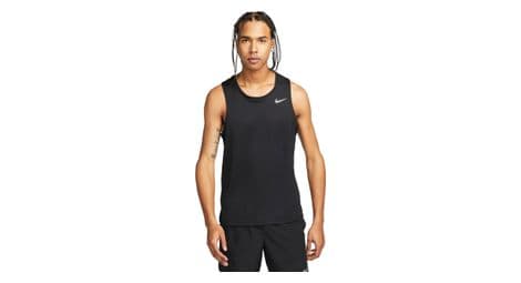 Camiseta de tirantes nike dri-fit miler negra