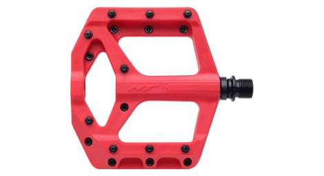 Ht components supreme-c pa32a red flat pedal pair