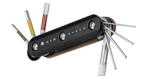 Multi outils topeak hex combo 8 fonctions noir