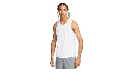 Débardeur nike dri-fit miler blanc