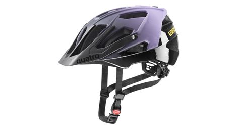 Casco mtb uvex quatro cc nero/viola m (52-57 cm)