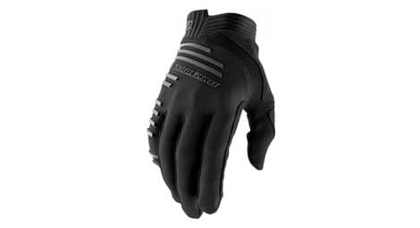 100% guanti lunghi r-core black s