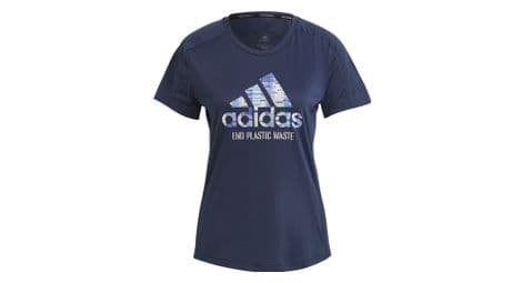 Adidas run prime blue short sleeve jersey womens blue