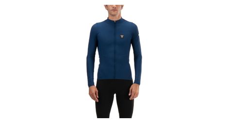 Maillot manches longues lebram race mi-saison bleu pétrole