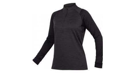 Women's endura fleece singletrack jacket zwart