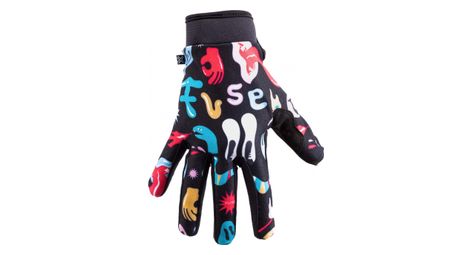 Gants longs fuse chroma glove crazy snake noir