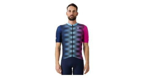 Alé dinamica kurzarmtrikot blau/pink l