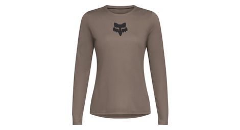 Maillot Manches Longues Fox Ranger Fox Head Beige Femme