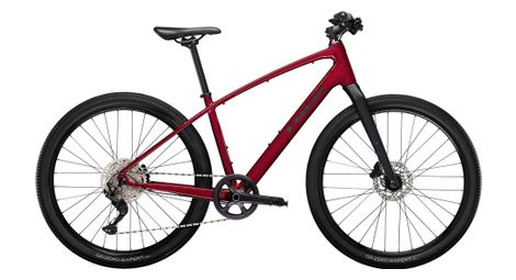 velo fitness trek dual sport 3 shimano deore 10v 650mm rouge pourpre 2023 s
