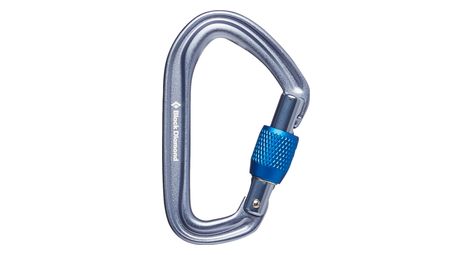 Mousqueton a vis black diamond hotforge gris