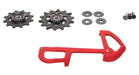 Kit pulegge + gabbia interna sram x01 eagle 12v rossa