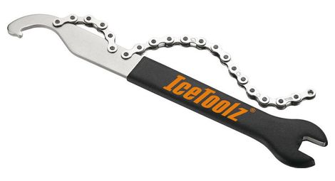 Clé à pédale 15mm/fouet à chaîne/démonte roue-libre ice toolz 34s4