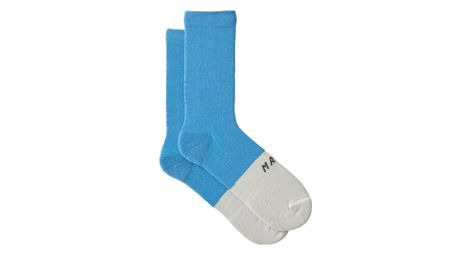 Chaussettes maap division merino bleu 