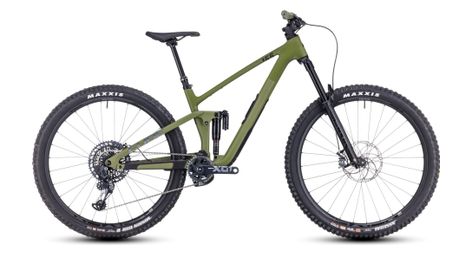 Cube stereo one55 c:62 tm 29 volledig geveerde mtb sram x01 eagle axs 12s 29'' olijfgroen 2023