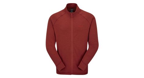 Rab nexus fleece jacket red