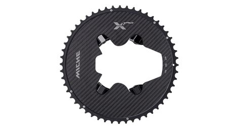 miche x2 rd 81 power meter external chainring for shimano ultegra r8100 cranksets black