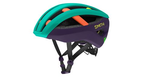 Smith network mips road casco viola/verde