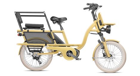 Vélo Cargo GAYA, L'Incroyable Le Court, Moka, pack adulte + barres