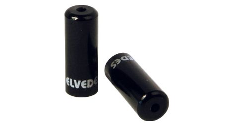 Elvedes Aluminium Bremsgehäuse Endkappen 4,2 mm Schwarz x10