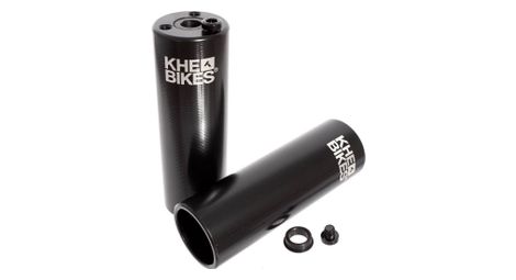 Bmx pegs pro laser adulte noir alu 10mm/14mm khebikes