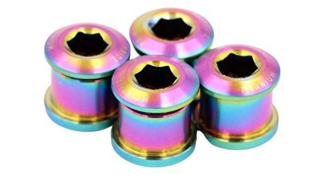Pack visserie pride vortex titanium large oil slick