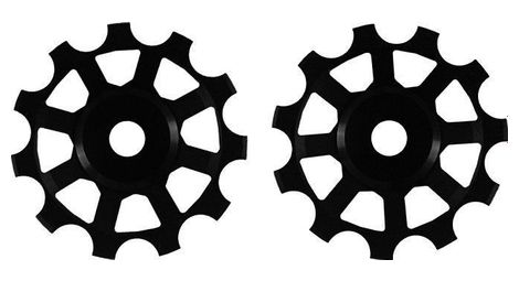 Galets céramique Nova Ride Shimano 10 - 11 - 12 vitesses Noir