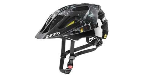 Casque vtt uvex quatro cc mips noir blanc