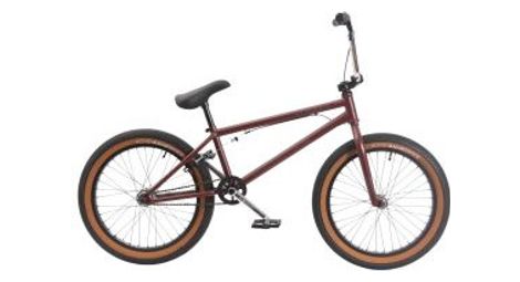 Vélo bmx adulte centrix fc rouge-marron 20 pouces 10.9 kg