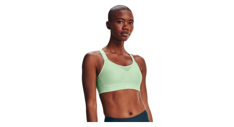 Soutien gorge under armour infinity high bra vert femme