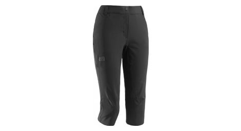 Millet trekker stretch 3/4 pa black - black women