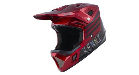 Casque intégral kenny decade graphic smash rouge