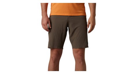 Pantalón corto fox flexair ascent dirt marrón