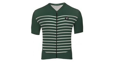 Maillot manches courtes lebram ventoux vert agave coupe ajustee