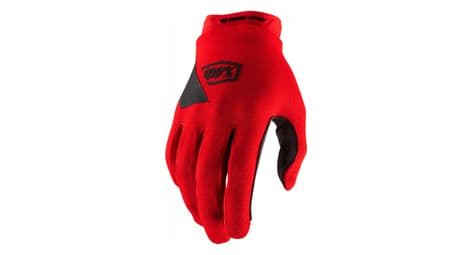 Gants longs 100 ridecamp rouge