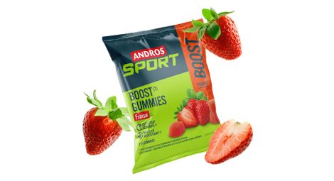 andros sport gummies boost strawberry 6 gummies