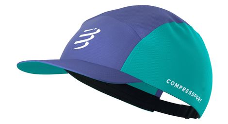 Casquette Compressport 5 Panel Bleu