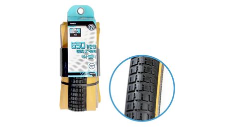 Pneu velo 650 x 1/2b brun/noir tringle souple ts (44-584)